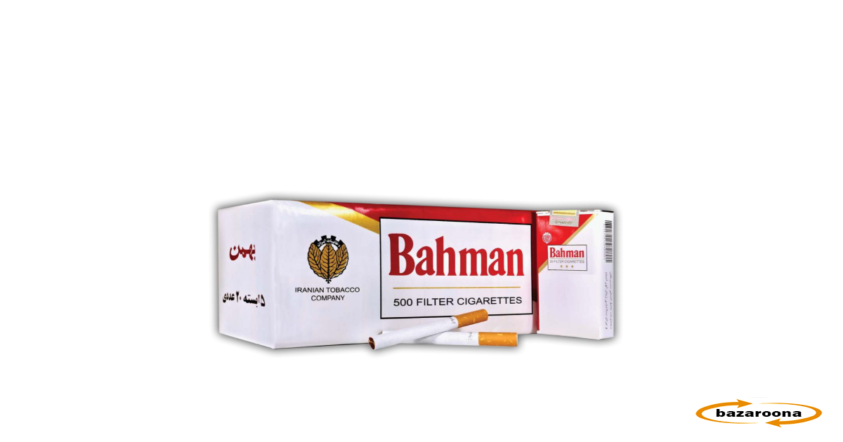 iranian tobacco company Bahman 500 Filters Tobacco Cigarette